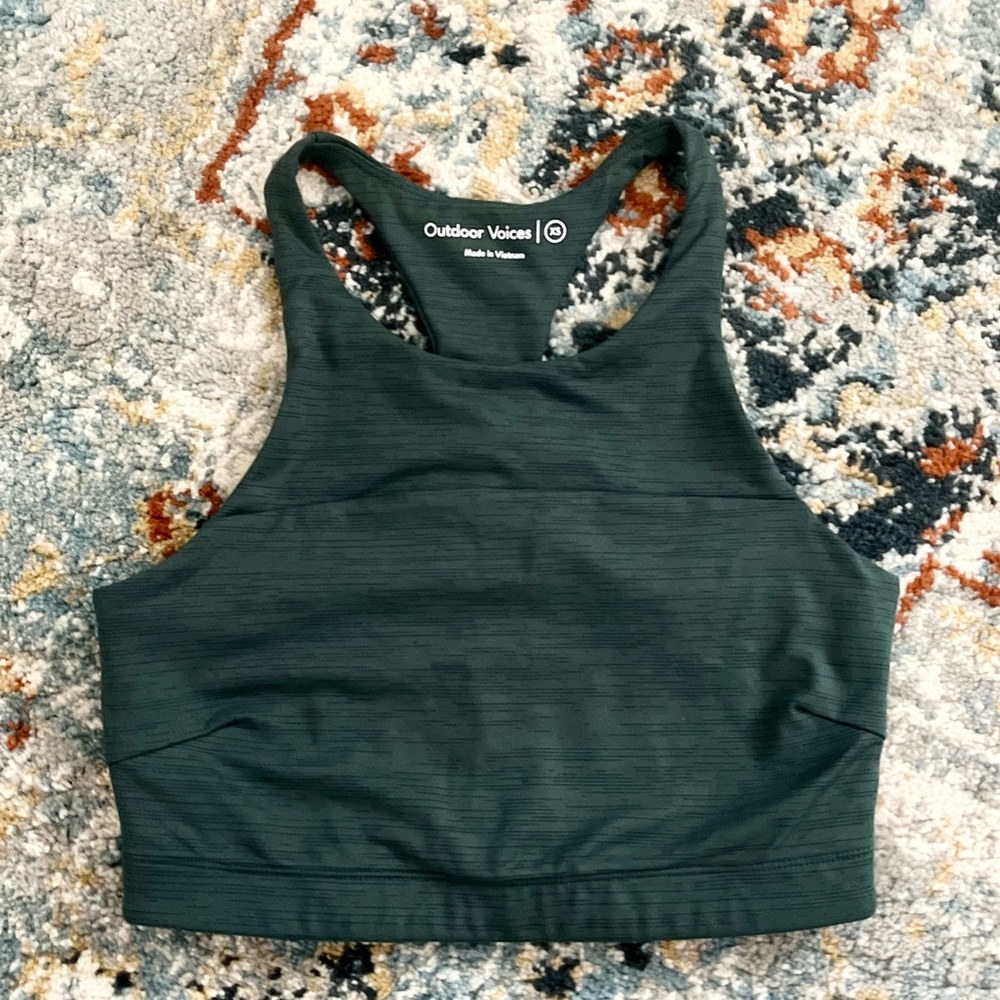 Evergreen Outdoor Voices Sports Bra